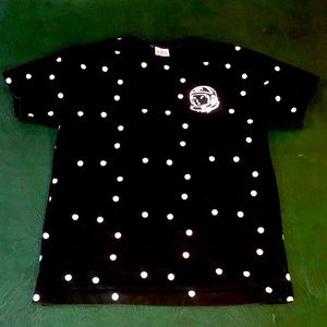 Black polka-dot Billionaire Boys Club T-shirt